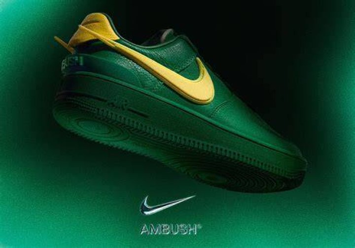 Nike Green & Black AMBUSH Edition Logo TShirt SSENSE